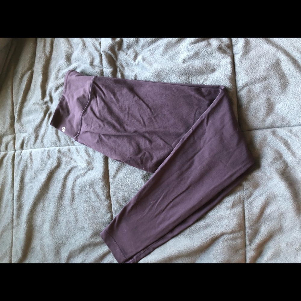 Dark purple/plum LULULEMON leggings
